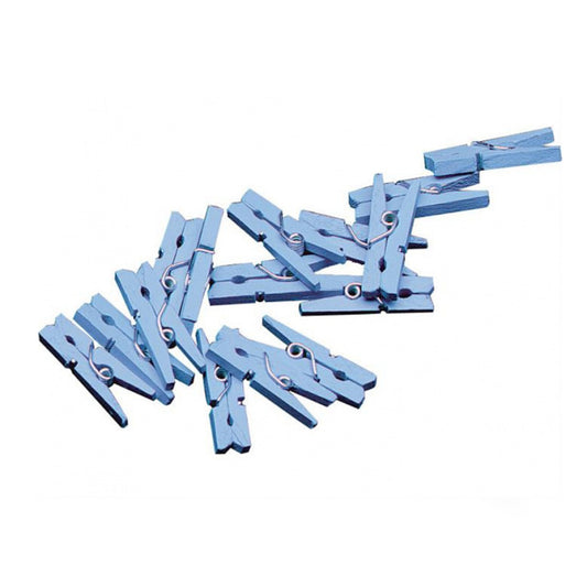 Mini Knijper | Blauw | 4 stuks