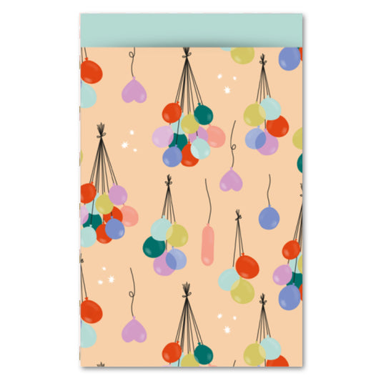 Cadeauzakje L | Balloons Peach | 5 Stuks