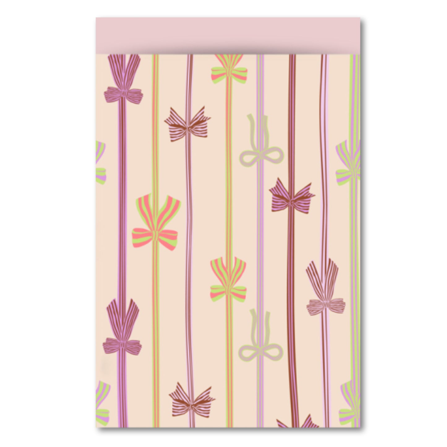 Cadeauzakje L | Bow Parade Peach - Pink | 5 Stuks