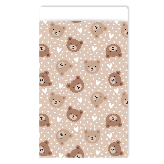 Cadeauzakje L | Little Bear Beige | 5 Stuks