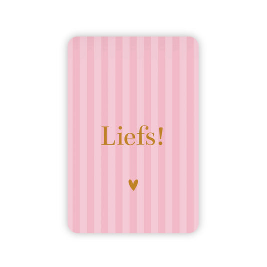 Liefs Streep | Goudfolie | Inclusief Envelop