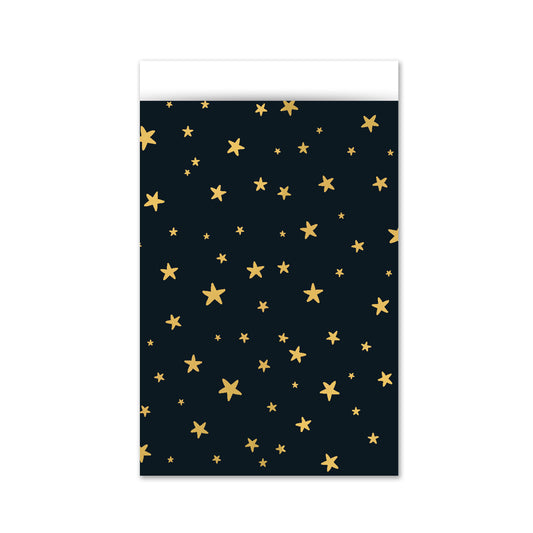 Cadeauzakje M | Little Stars Black | 5 Stuks