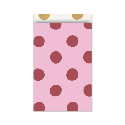 Cadeauzakje M | Polkadots Roze | 5 Stuks