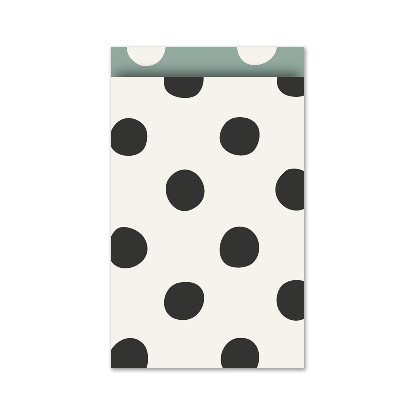 Cadeauzakje M | Polkadots Zwart | 5 Stuks