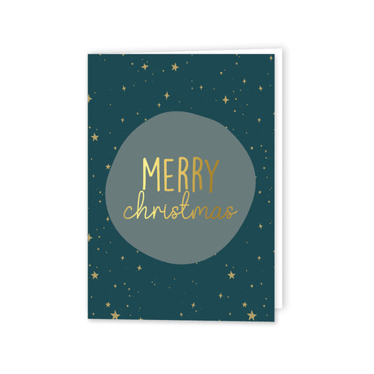 Merry Christmas Groen | Gevouwen