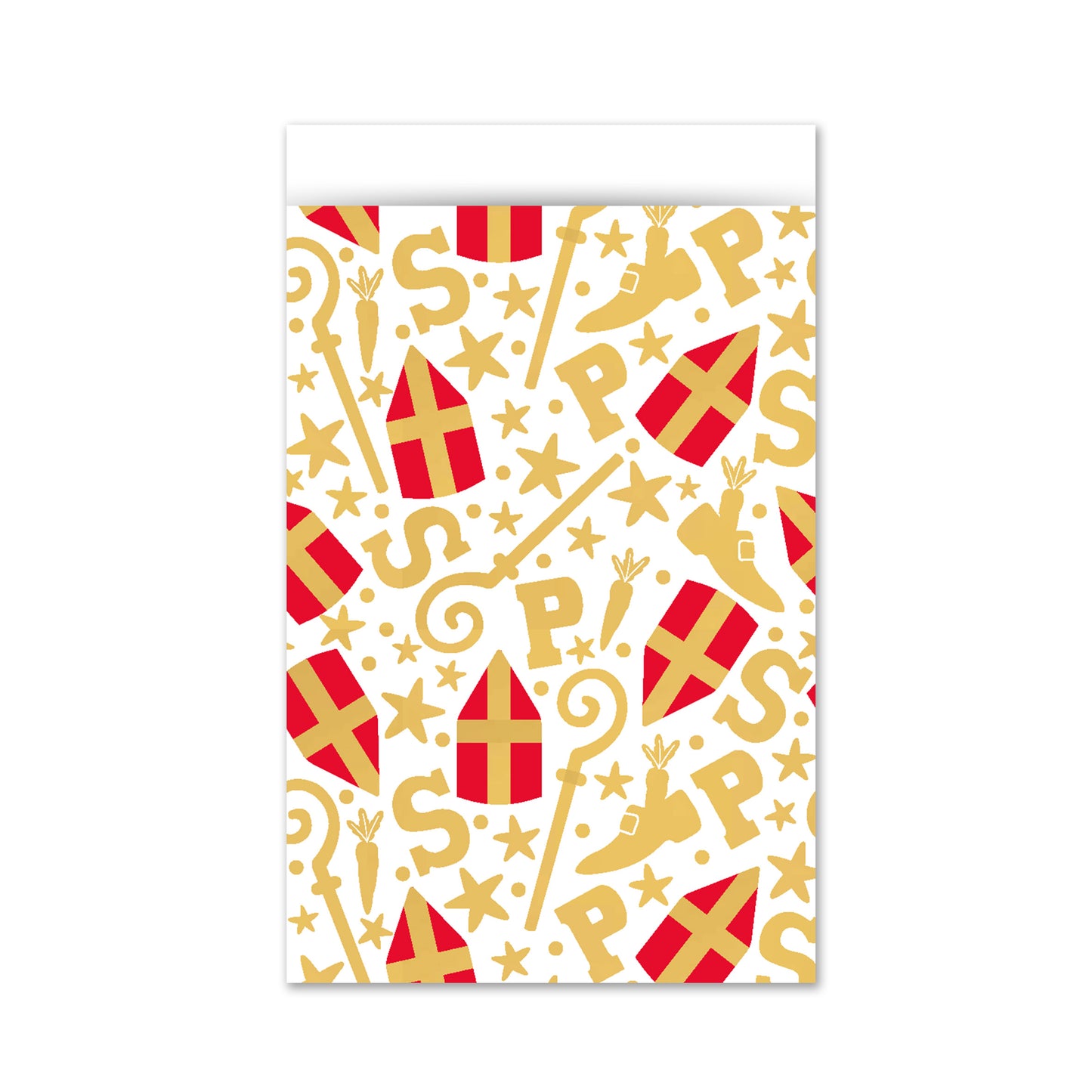 Cadeauzakje M | Mijter Goud | 5 Stuks