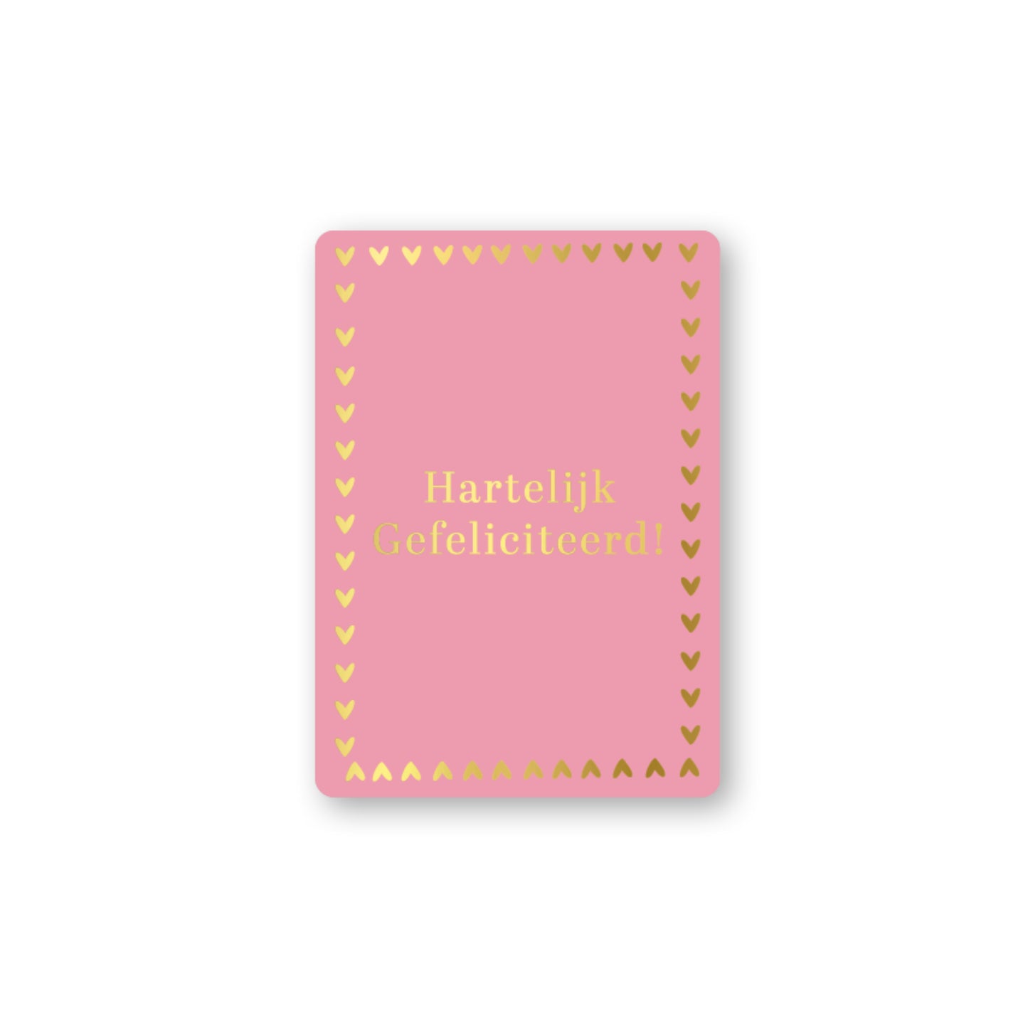 Hartelijk Gefeliciteerd Hartjes | Mini