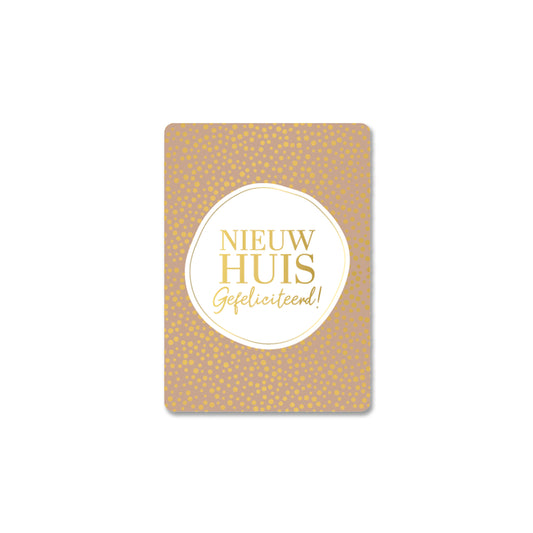 Nieuw Huis Gefeliciteerd | Mini