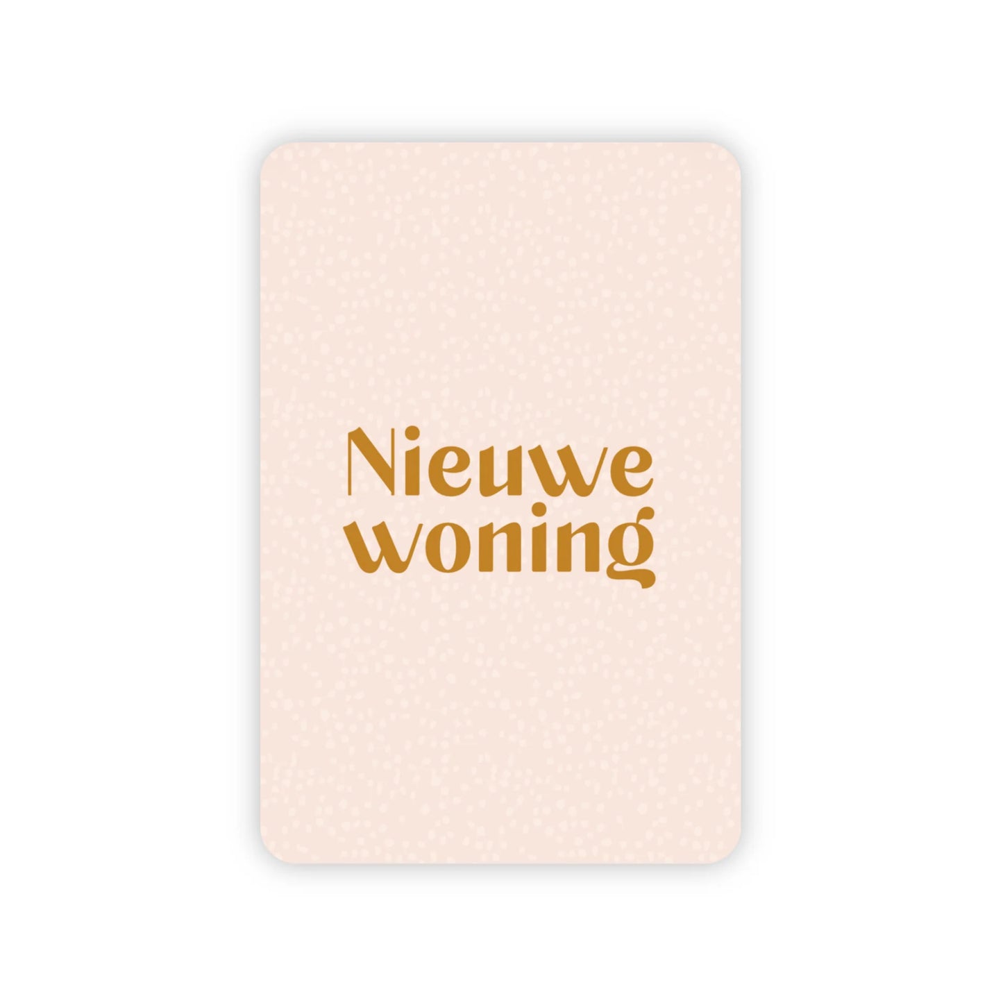 Nieuwe Woning | Goudfolie | Inclusief Envelop