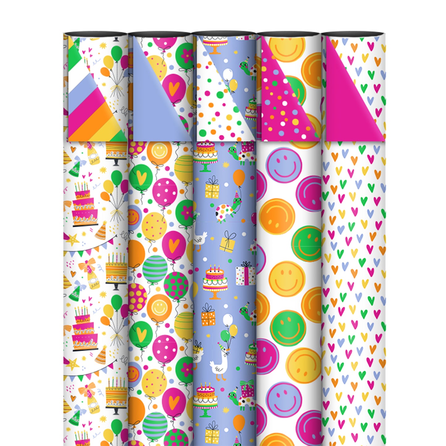 Inpakpapier Party Time | 70 CM | 5 stuks