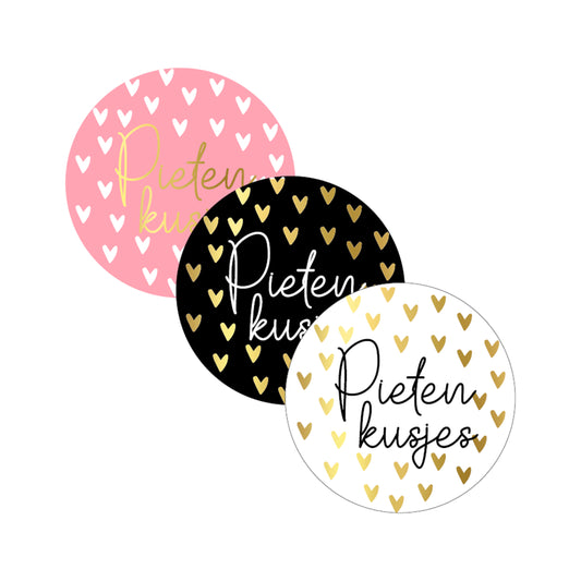 Sticker | Pietenkusjes | 3 stuks