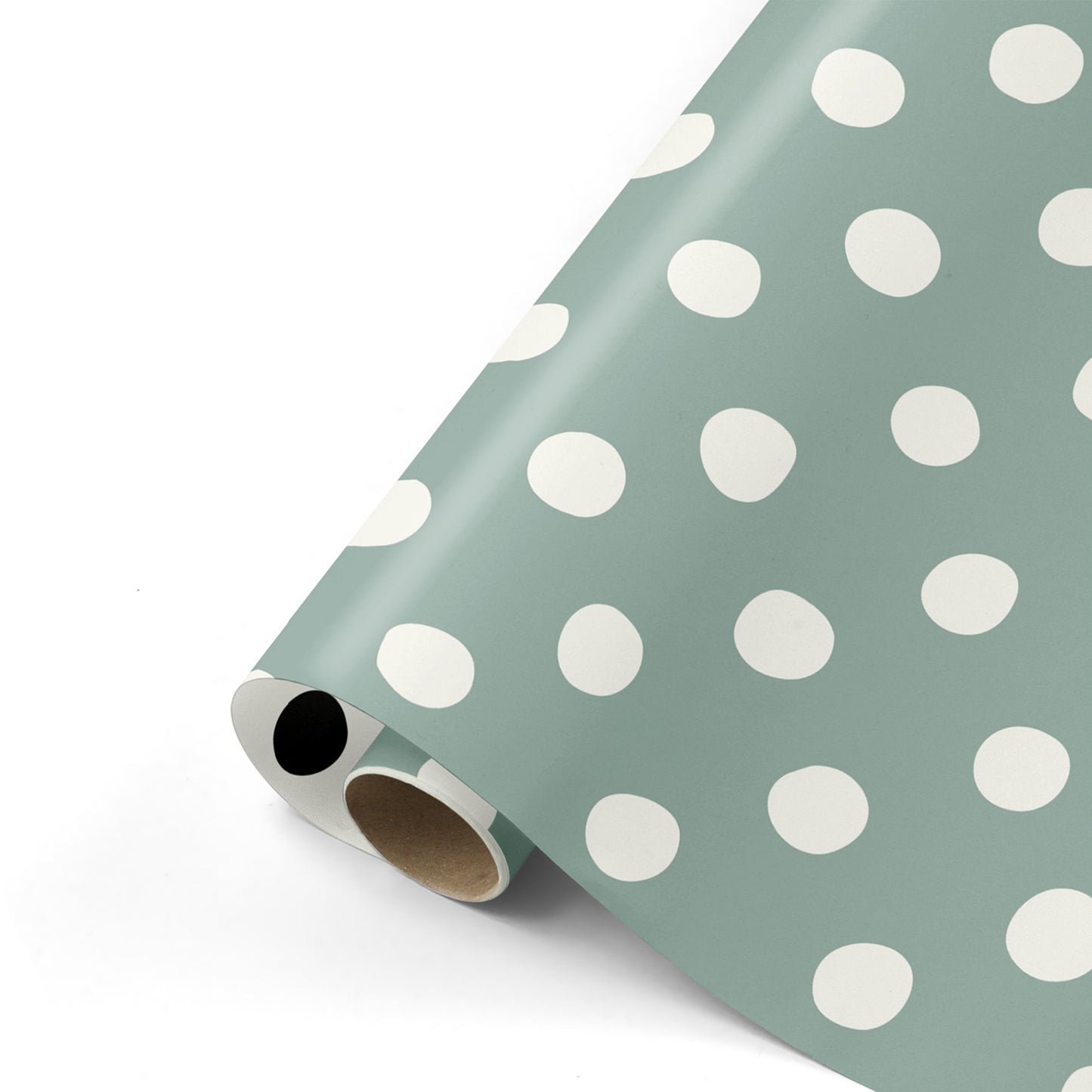 Inpakpapier 50 CM | Polkadots Salie | 3 M