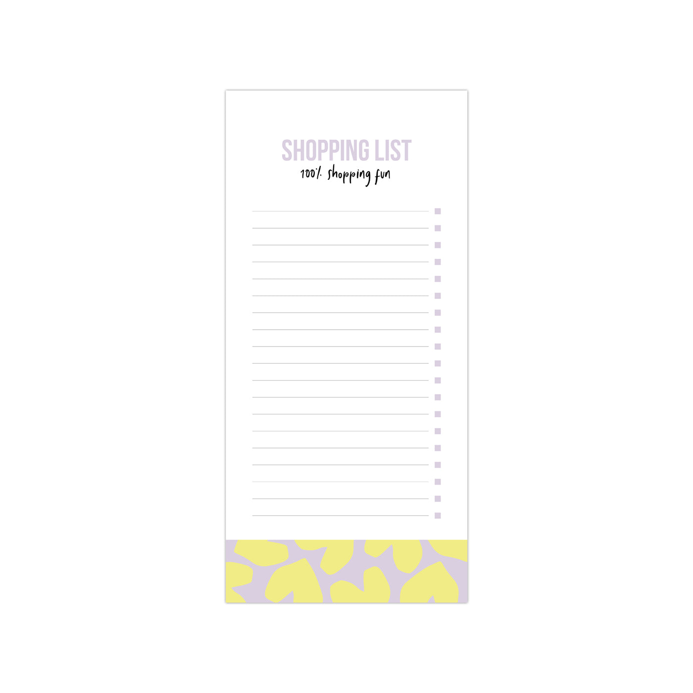 Notitieblok | Shopping List Hearts