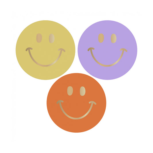 Sticker | Smiley Bright | 3 stuks