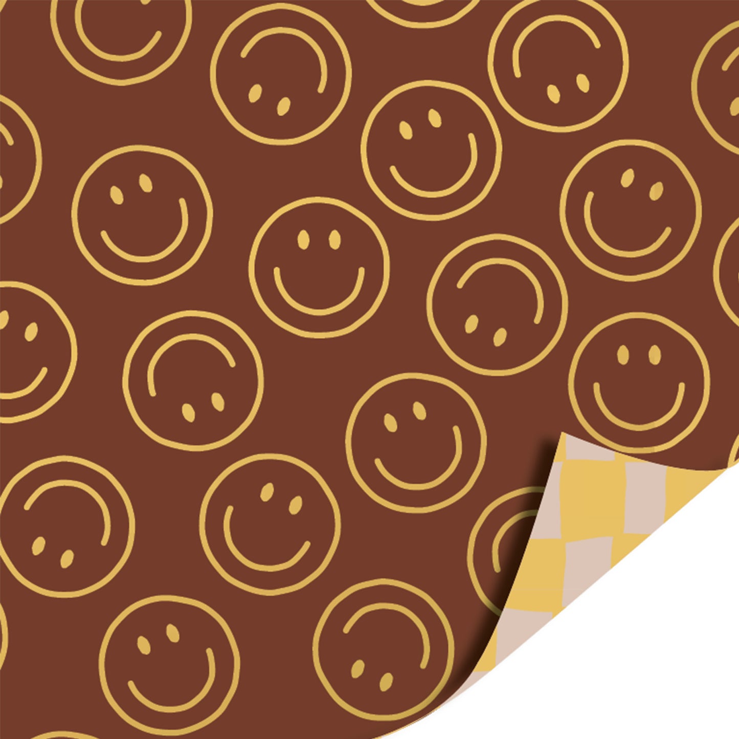 Inpakpapier 30 CM | Smiley Mokka | 3 M