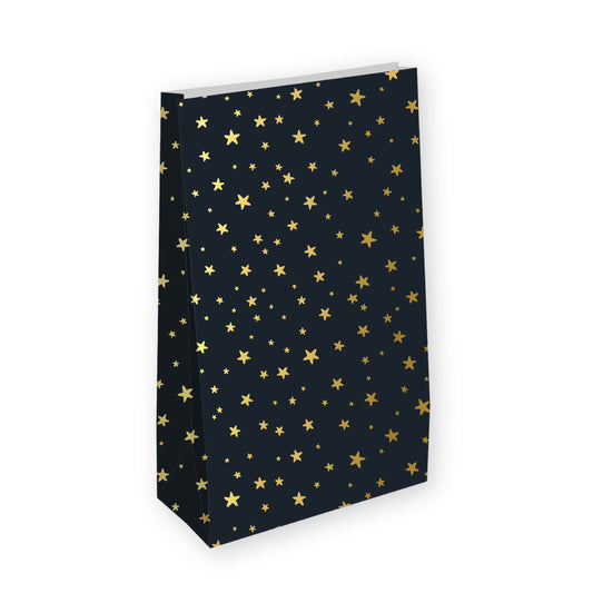 Cadeauzakje | Blokzak Stars Black | 1 Stuk