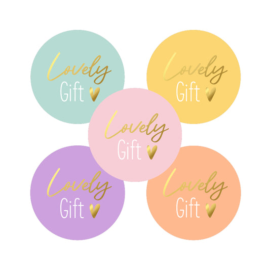 Sticker | Lovely Gift | 5 stuks