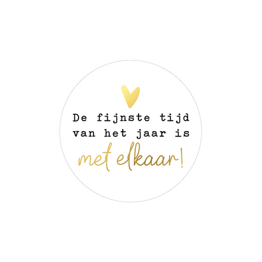 Sticker | Fijnste Tijd | 5 stuks