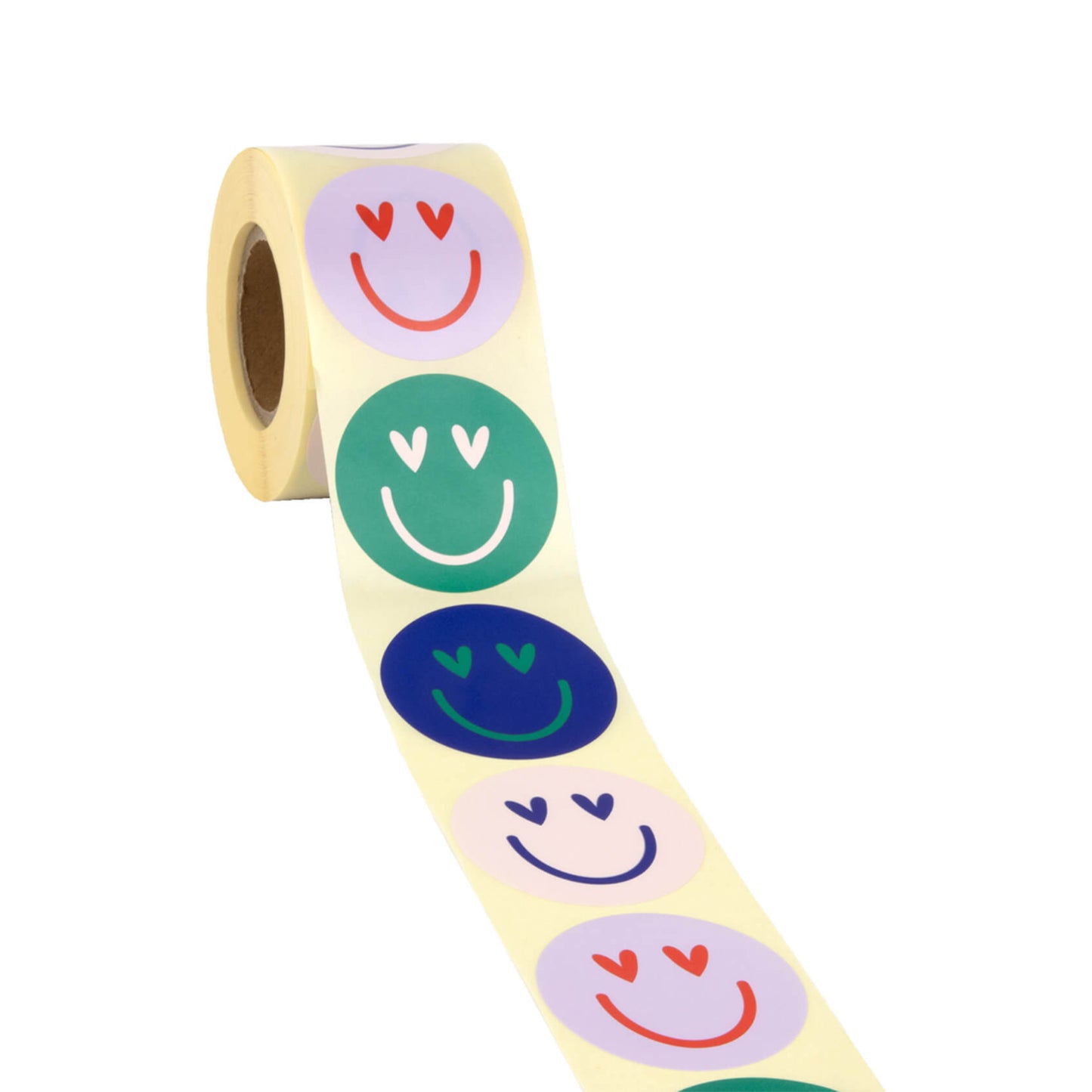 Sticker | Smiley Set Hartjes | 4 stuks