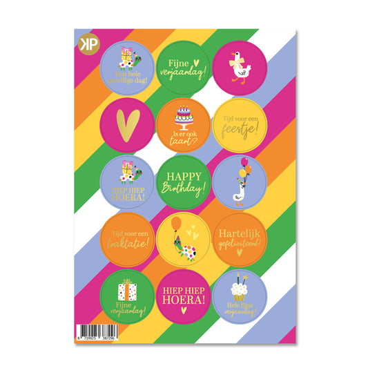 Stickervel | Feest | 1 stuk