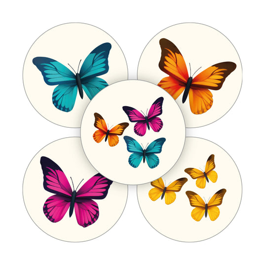 Sticker | Vlinders | 5 stuks