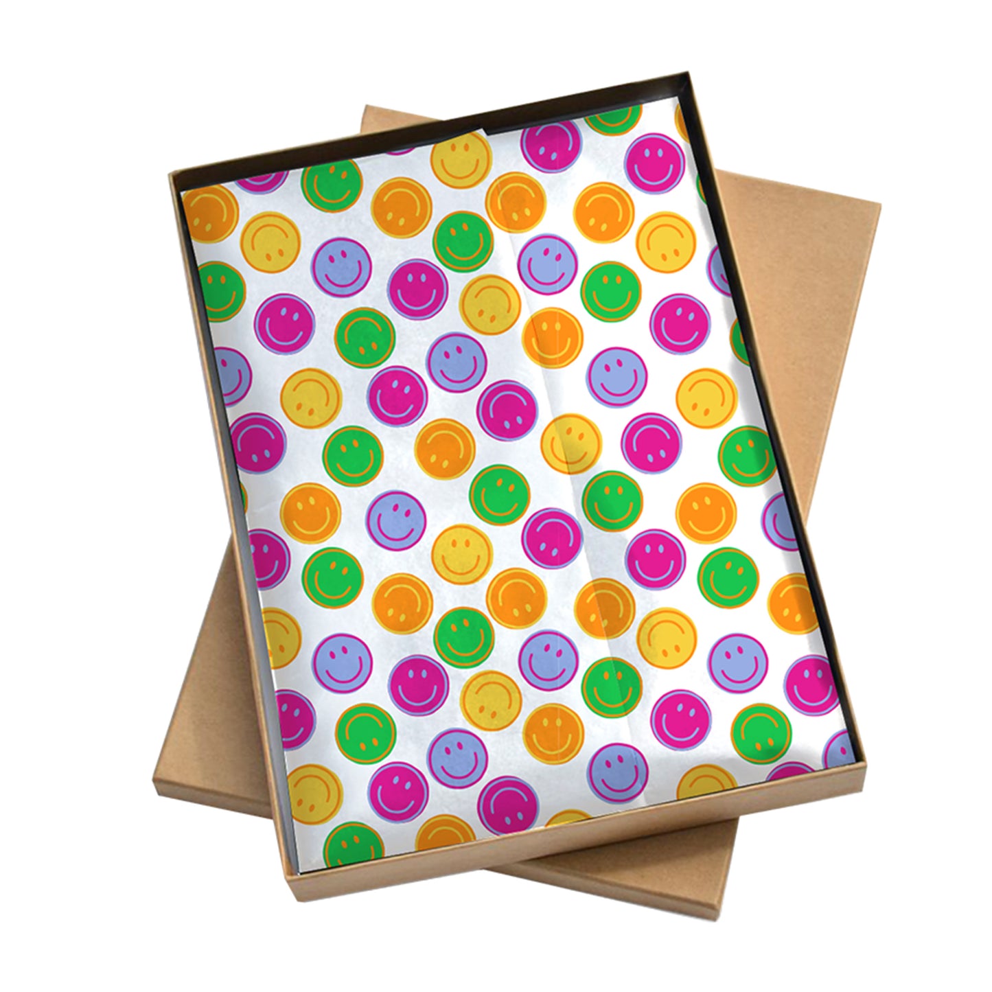 Vloeipapier | Smiley Multicolor | 5 Vellen