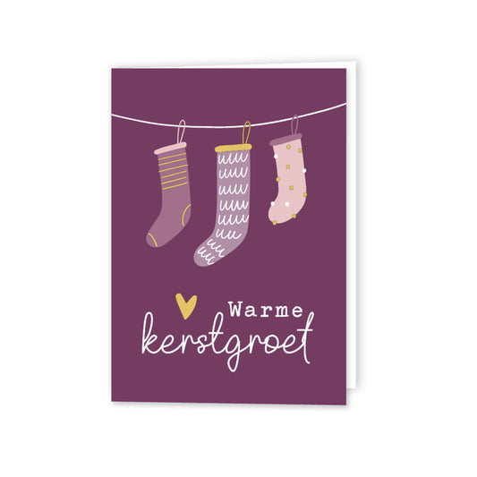 Warme Kerstgroet | Gevouwen