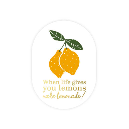 Sticker | When Life Gives You Lemons... | 5 stuks