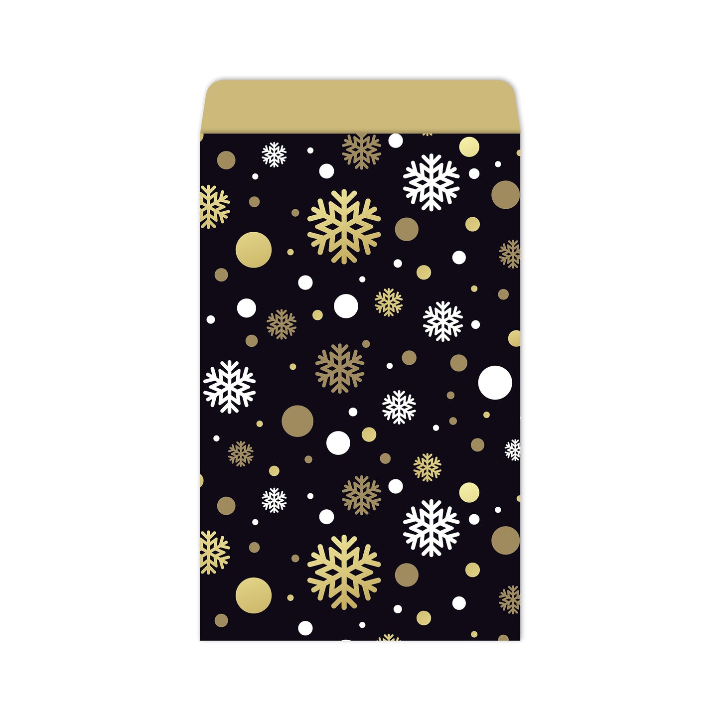 Cadeauzakje M | Winter Gold | 5 Stuks
