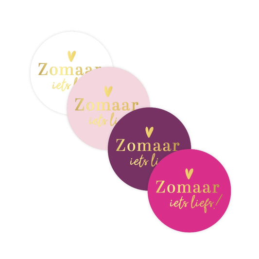 Sticker | Zomaar Iets Liefs | 4 stuks