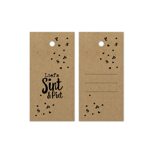 Cadeau Label | Liefs Sint & Piet | 1 stuk
