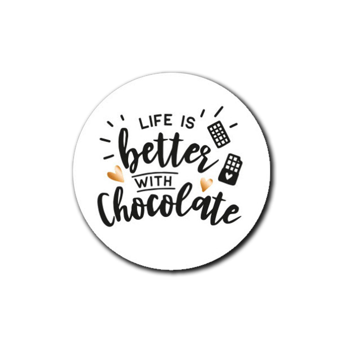 Sticker | Chocolate | 5 stuks