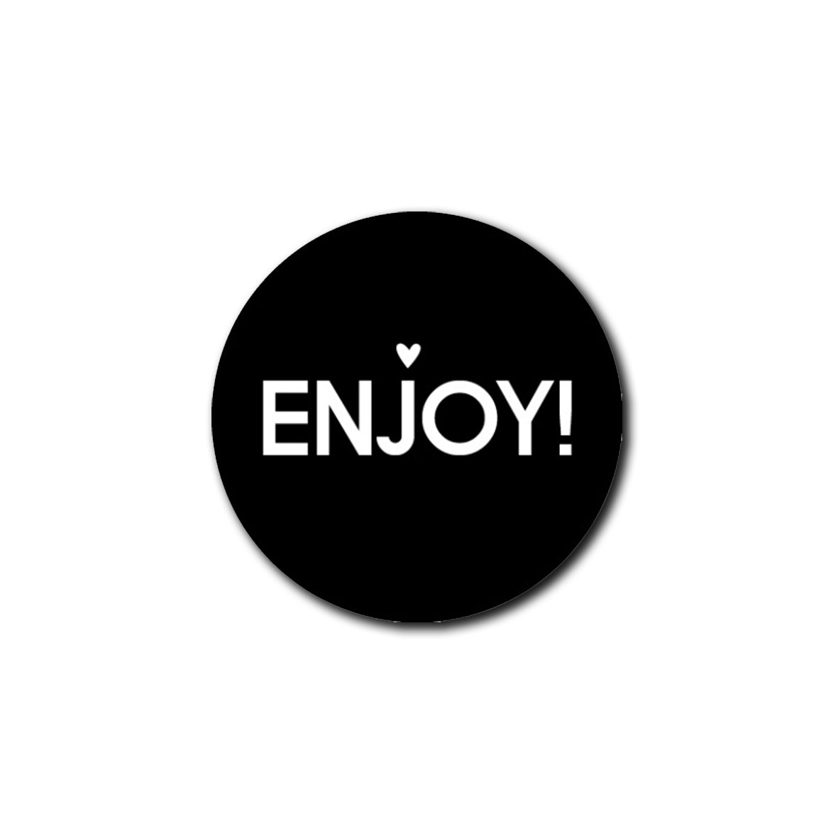 Sticker | Enjoy Zwart | 5 stuks