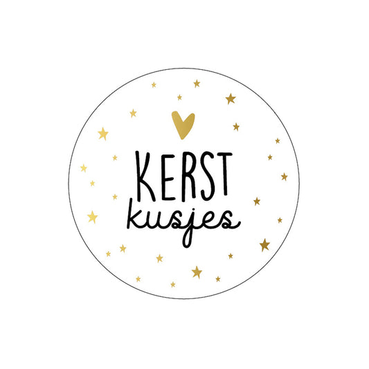 Sticker | Kerst Kusjes | 5 stuks