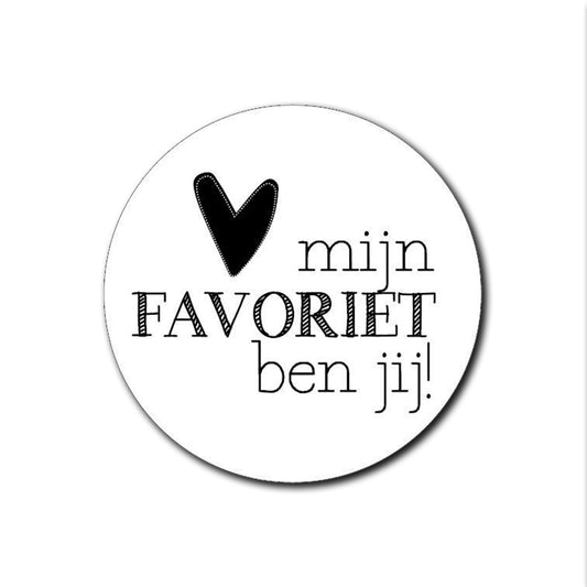 Sticker | Mijn Favoriet Ben Jij! | 5 stuks