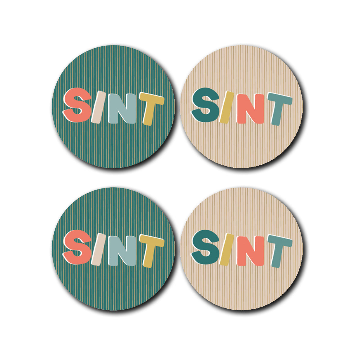 Sticker | Sint Multi | 4 stuks