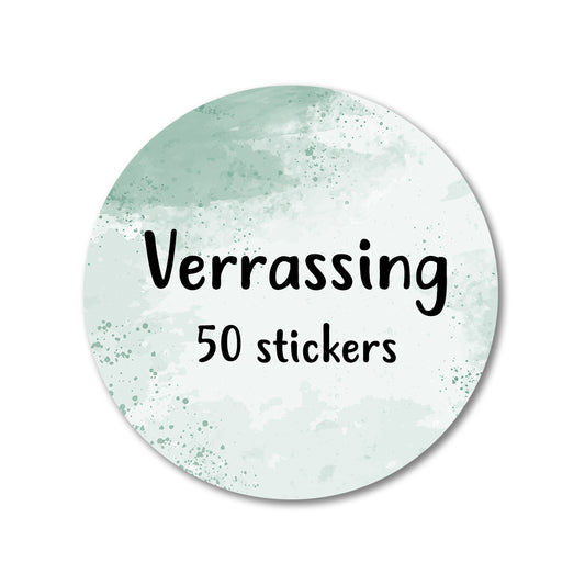 Verrassing | Stickers | 50 stuks